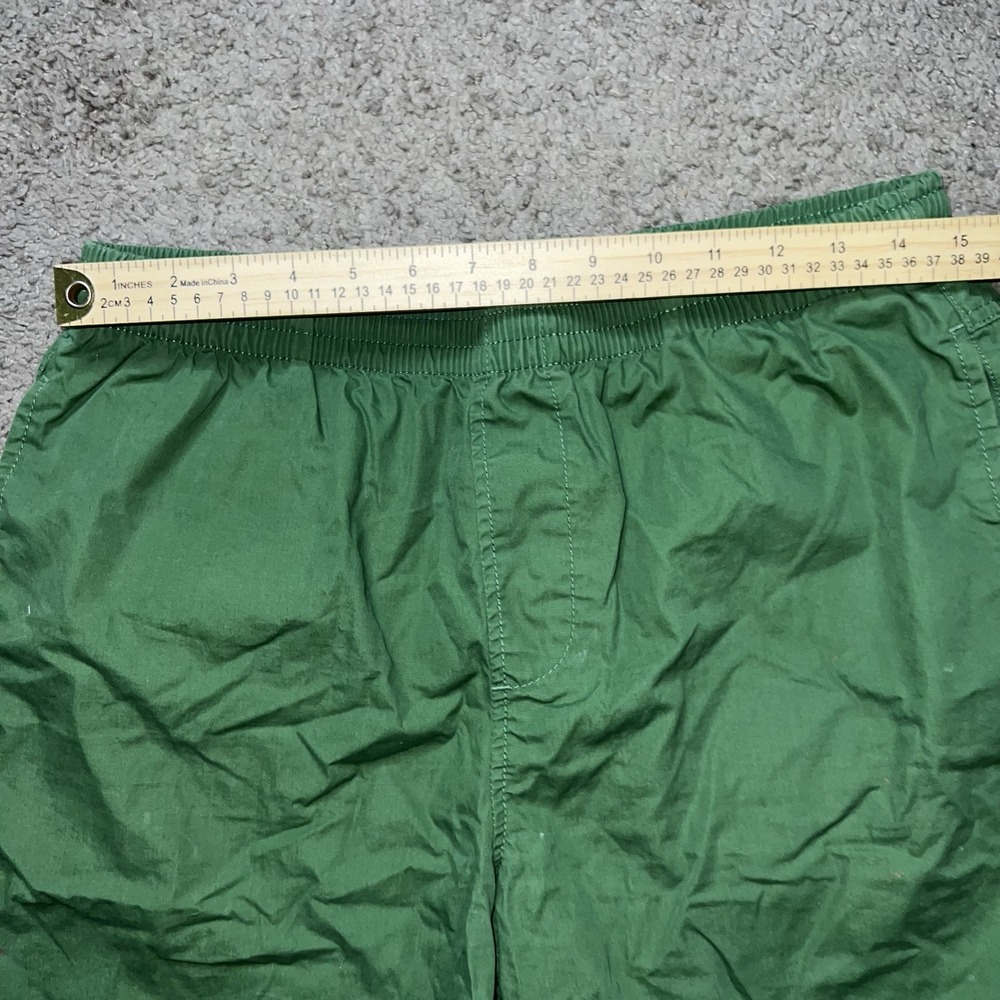 Stussy Australia Cotton Shorts Mens 32 Green Excellent Logo Drawstring Skate - Picture 4 of 7